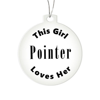 Pointer - Acrylic Ornament