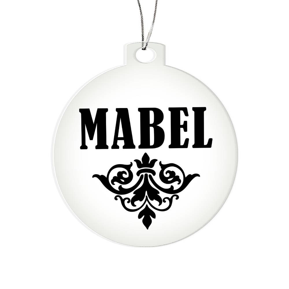 Mabel v01 - Acrylic Ornament