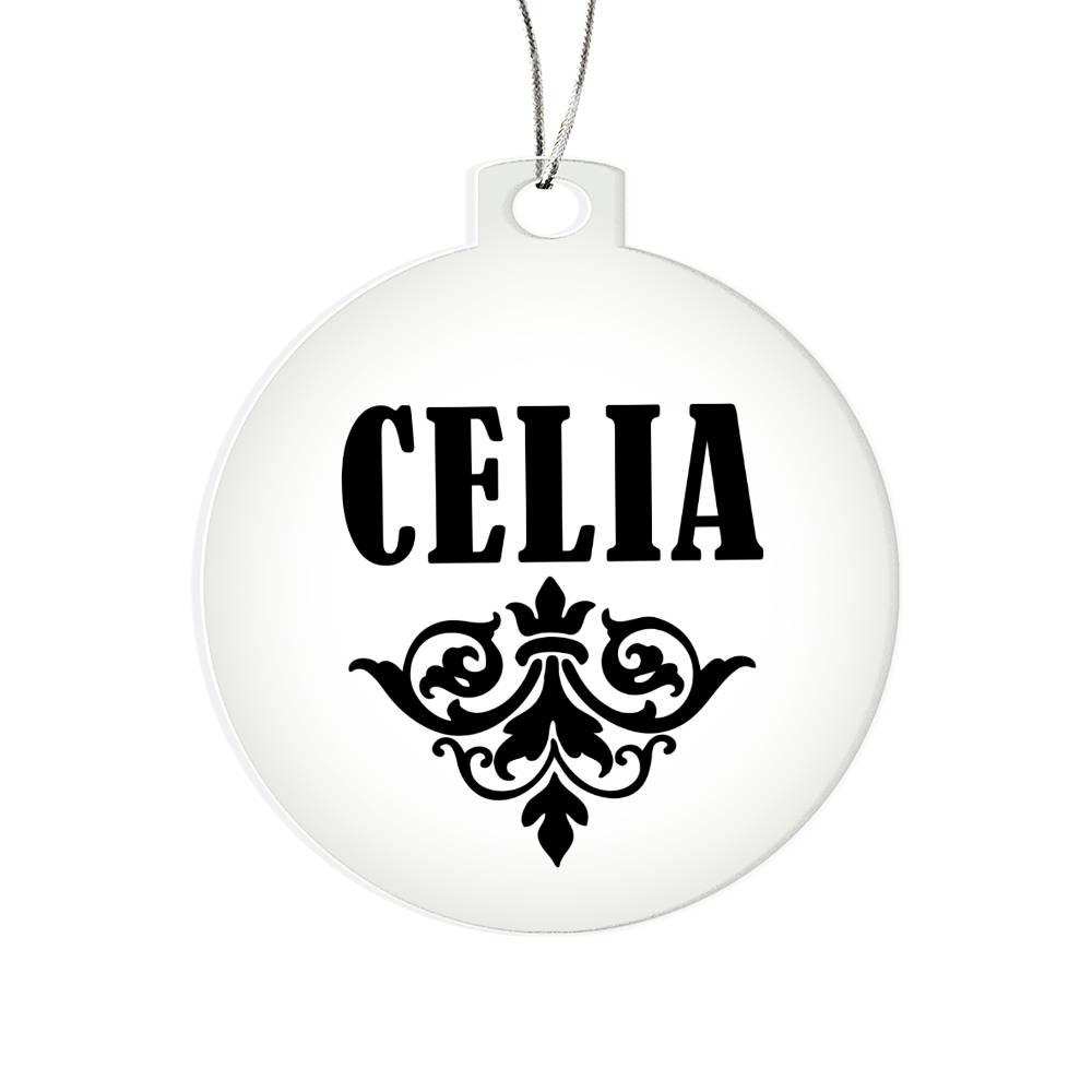 Celia v01 - Acrylic Ornament