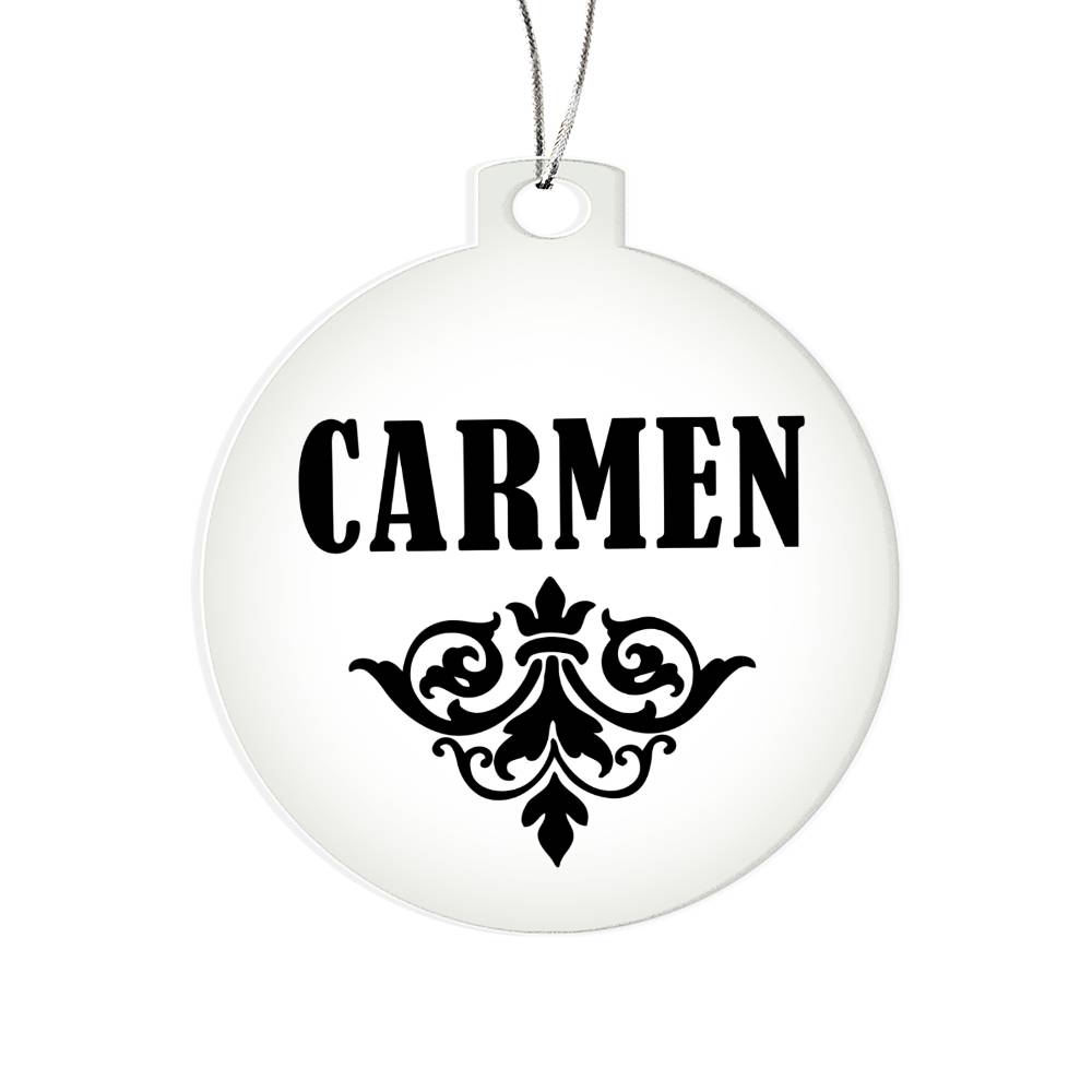 Carmen v01 - Acrylic Ornament