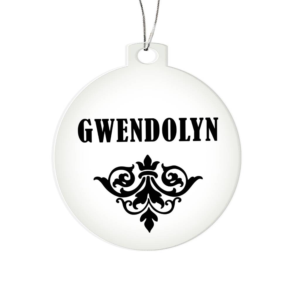 Gwendolyn v01 - Acrylic Ornament