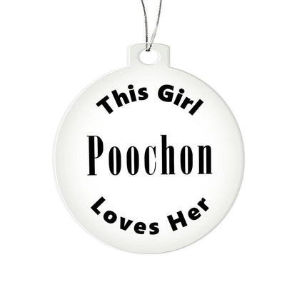 Poochon - Acrylic Ornament