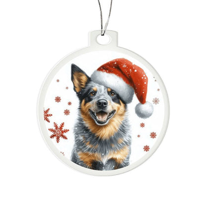 Christmas Dog - Australian Stumpy Tail Cattle Dog - Acrylic Ornament