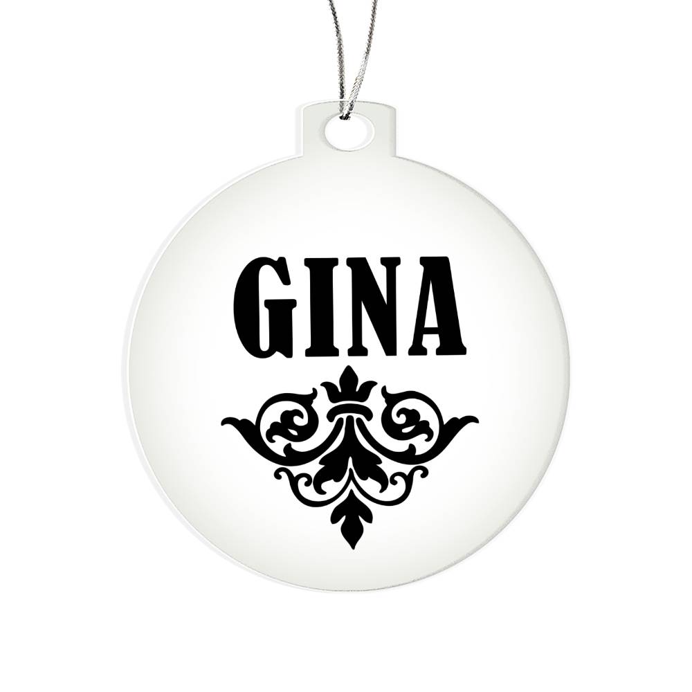 Gina v01 - Acrylic Ornament