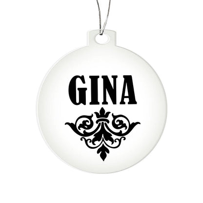 Gina v01 - Acrylic Ornament