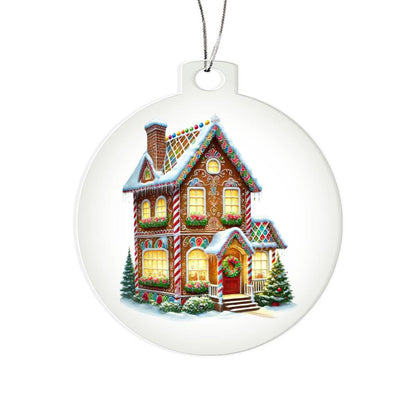 Christmas Gingerbread House 013 - Acrylic Ornament