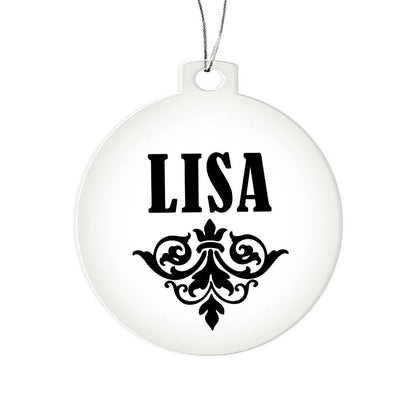 Lisa v01 - Acrylic Ornament