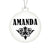 Amanda v01 - Acrylic Ornament
