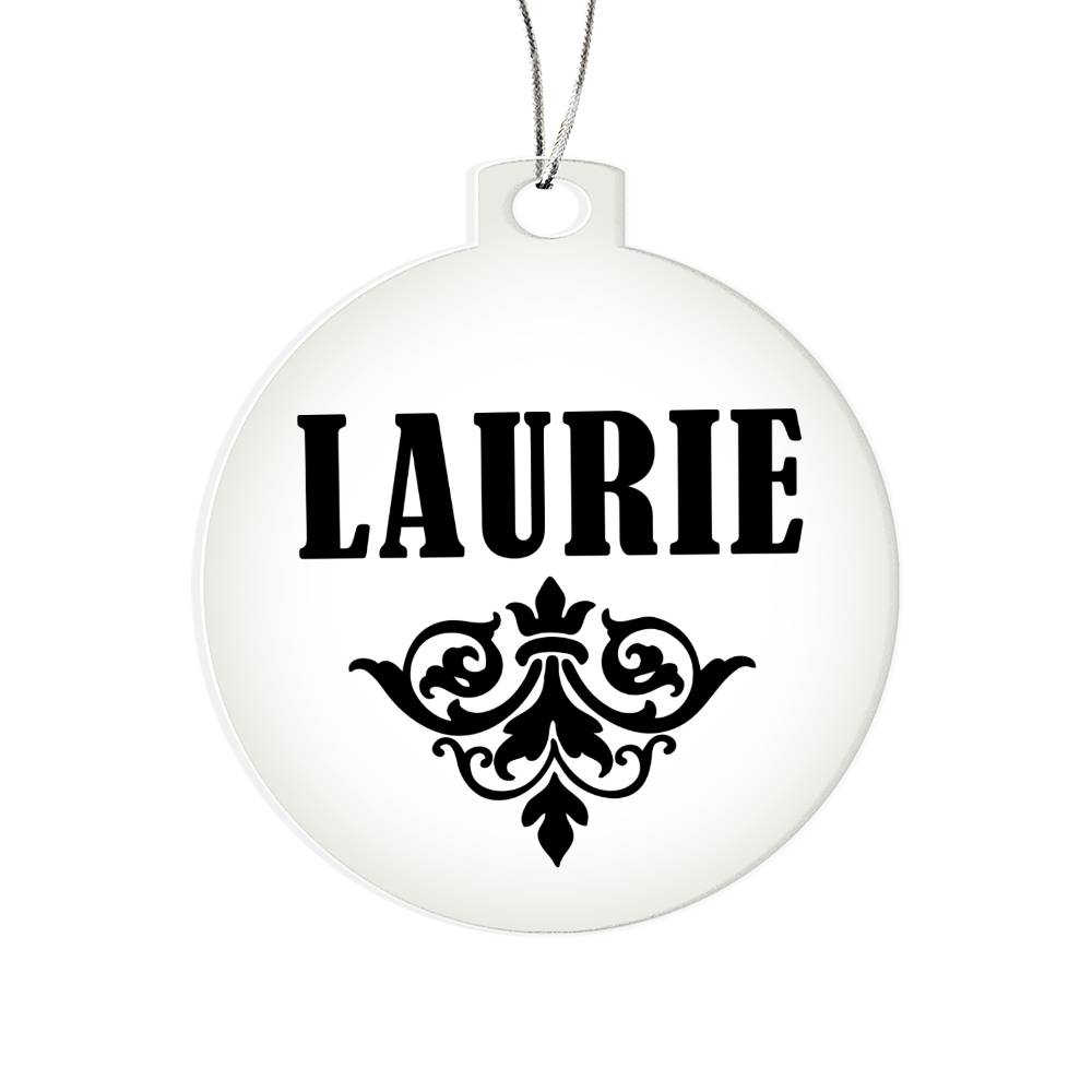 Laurie v01 - Acrylic Ornament