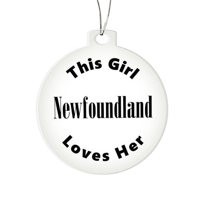 Newfoundland - Acrylic Ornament