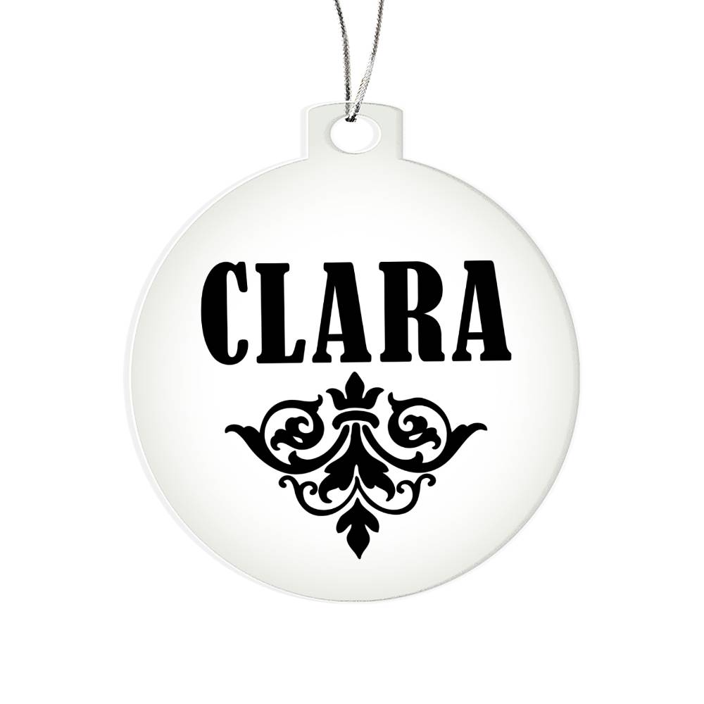 Clara v01 - Acrylic Ornament