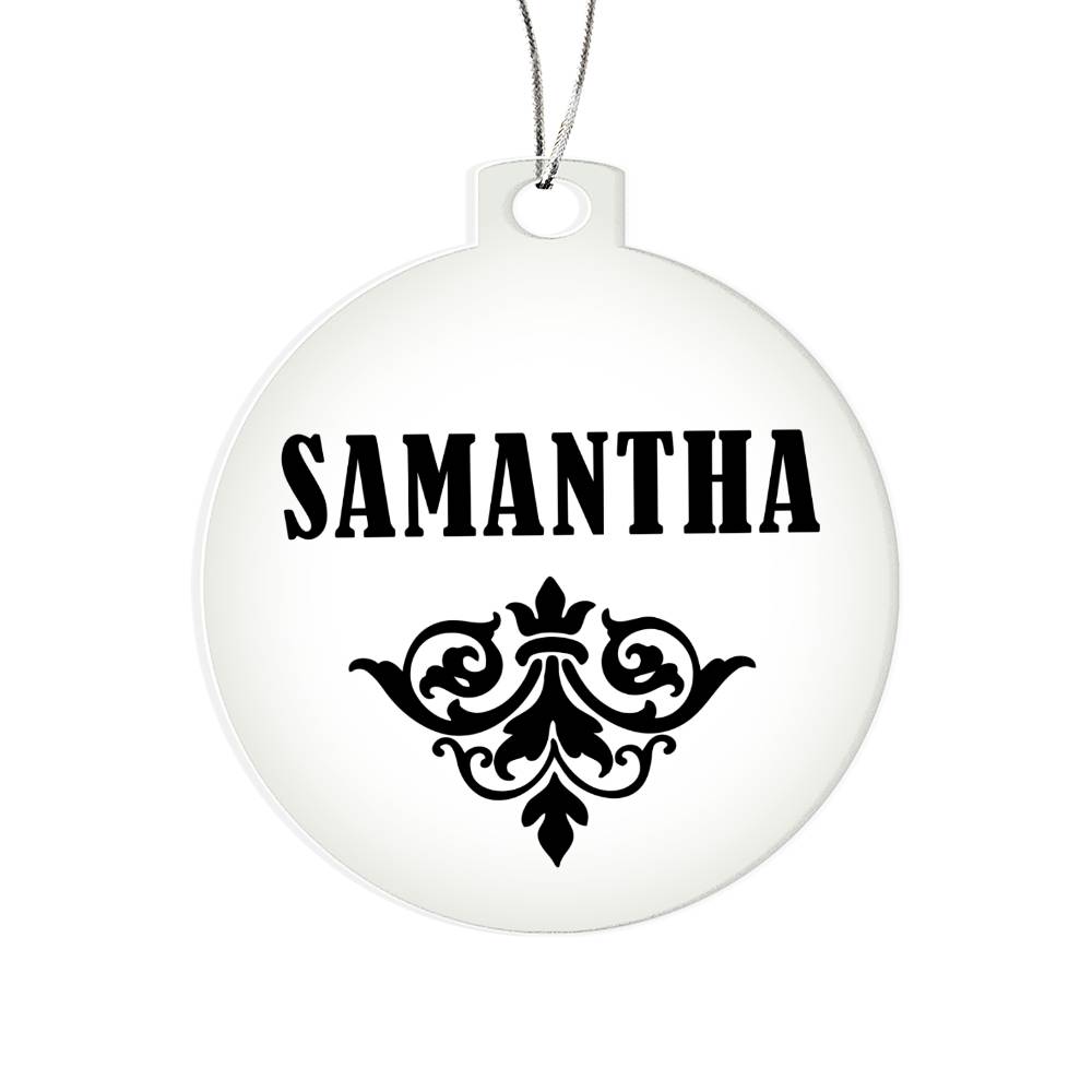 Samantha v01 - Acrylic Ornament