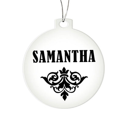 Samantha v01 - Acrylic Ornament