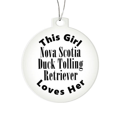 Nova Scotia Duck Tolling Retriever - Acrylic Ornament