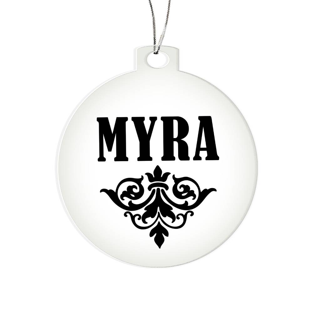 Myra v01 - Acrylic Ornament