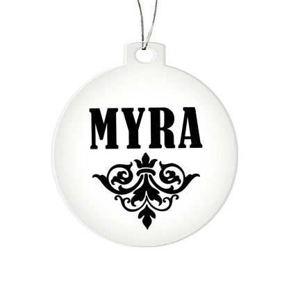 Myra v01 - Acrylic Ornament