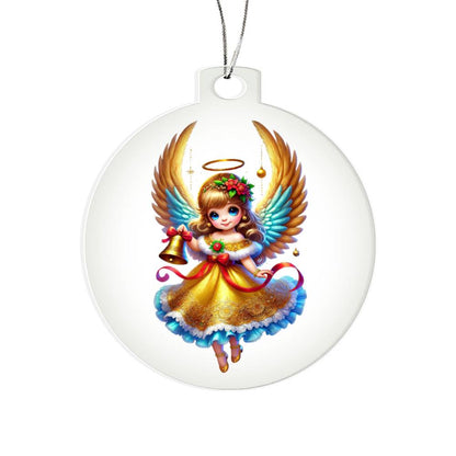 Cute Christmas Angel 002 - Acrylic Ornament