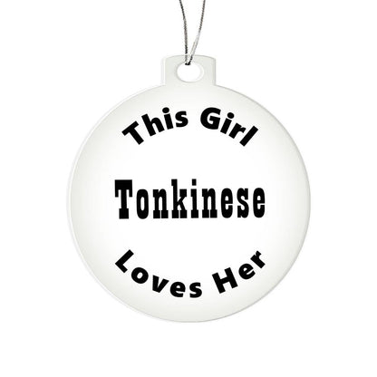 Tonkinese - Acrylic Ornament