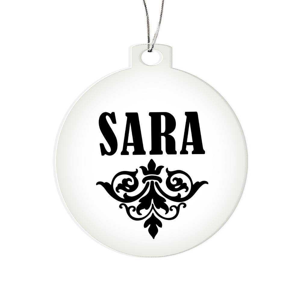 Sara v01 - Acrylic Ornament