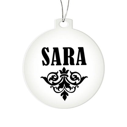 Sara v01 - Acrylic Ornament