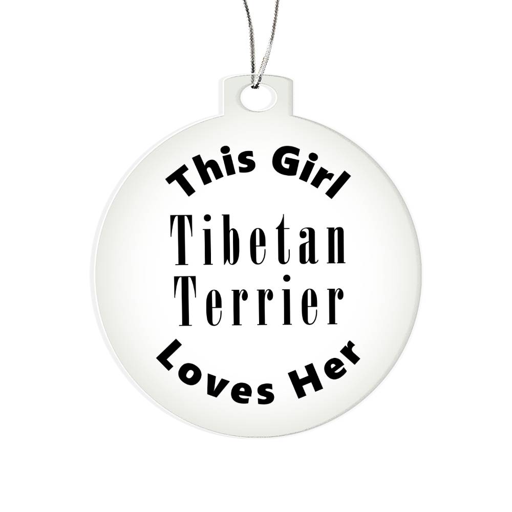 Tibetan Terrier - Acrylic Ornament