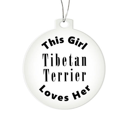 Tibetan Terrier - Acrylic Ornament