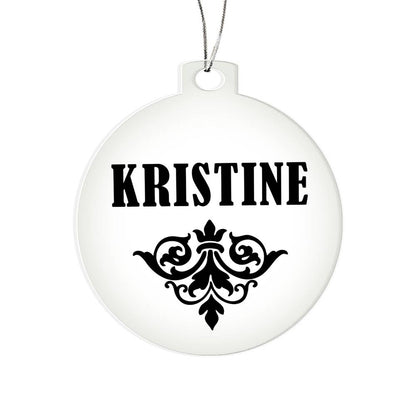 Kristine v01 - Acrylic Ornament