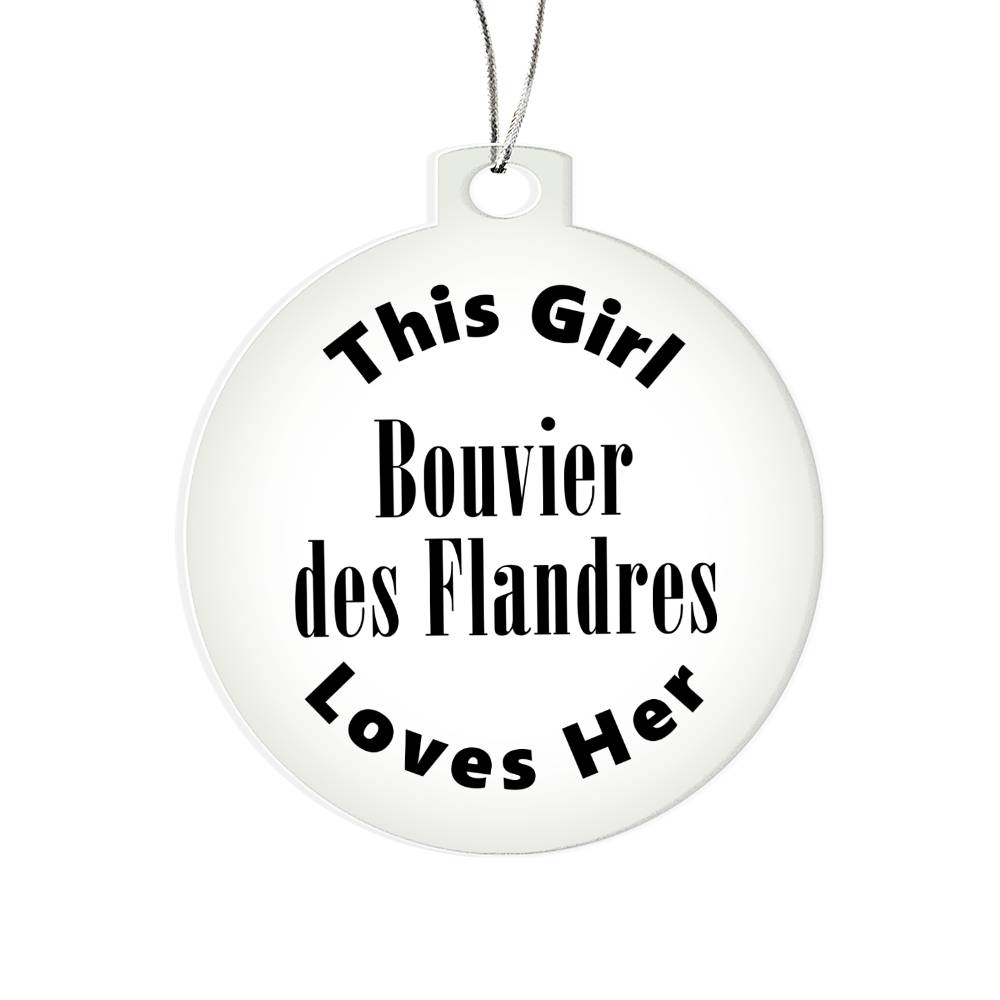Bouvier des Flandres - Acrylic Ornament