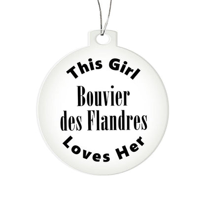 Bouvier des Flandres - Acrylic Ornament