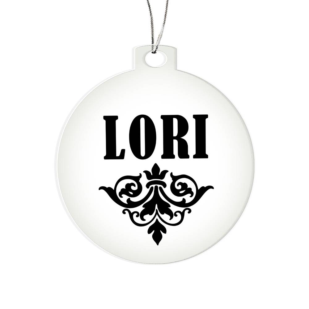 Lori v01 - Acrylic Ornament