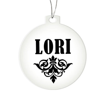 Lori v01 - Acrylic Ornament