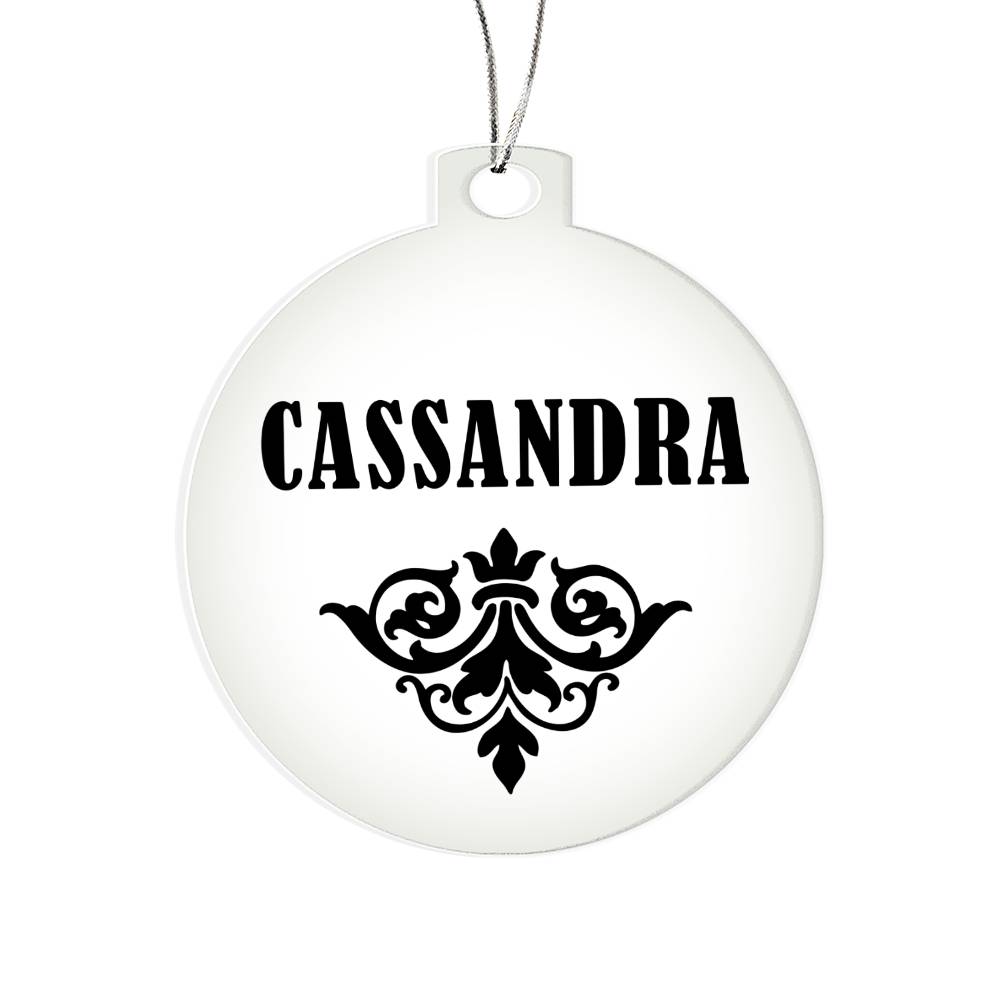 Cassandra v01 - Acrylic Ornament