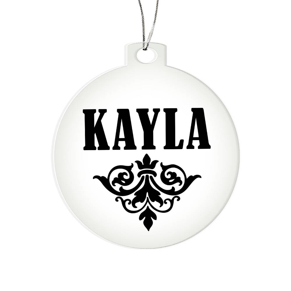 Kayla v01 - Acrylic Ornament