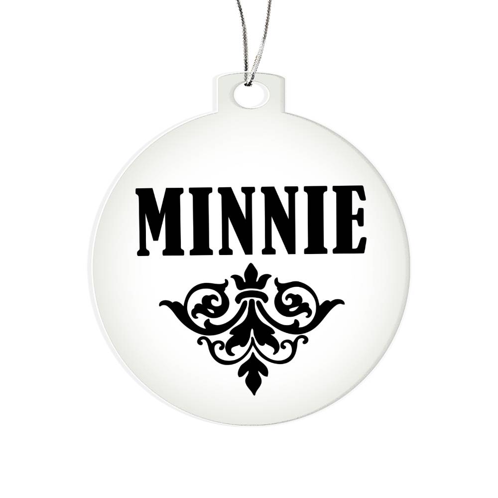 Minnie v01 - Acrylic Ornament