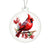 Christmas Cardinal 010 - Acrylic Ornament