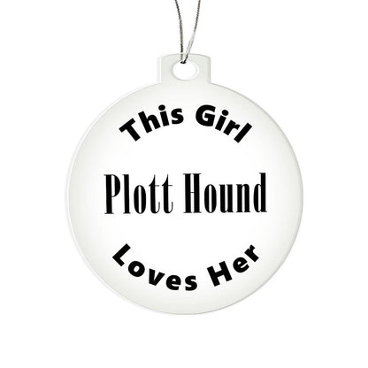 Plott Hound - Acrylic Ornament