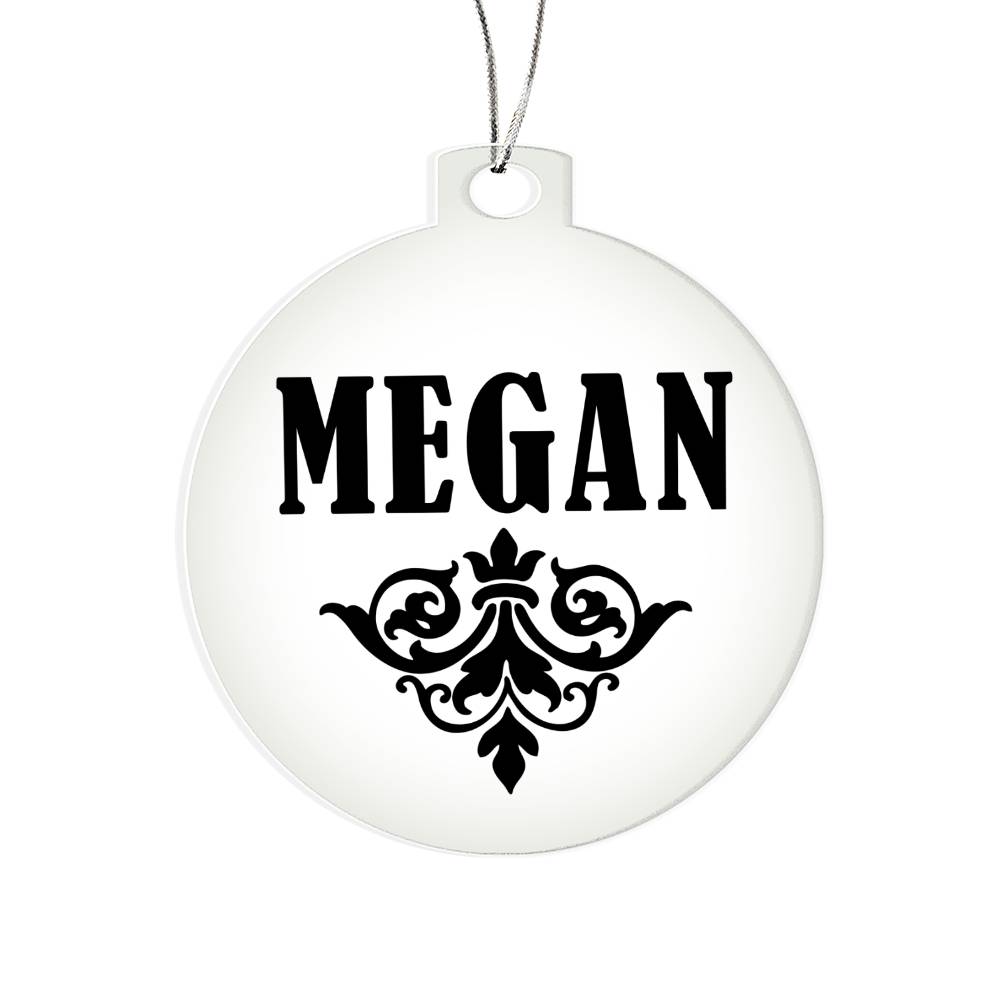 Megan v01 - Acrylic Ornament