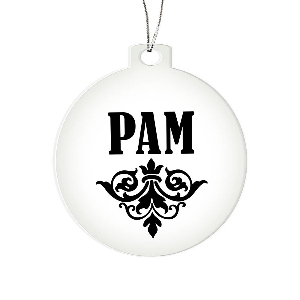 Pam v01 - Acrylic Ornament