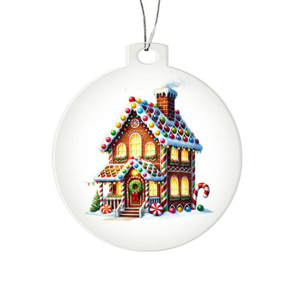 Christmas Gingerbread House 023 - Acrylic Ornament
