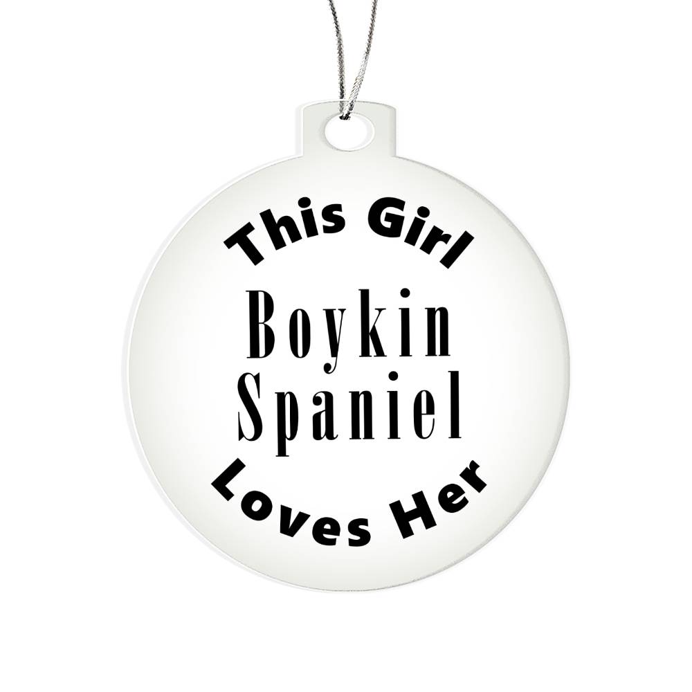 Boykin Spaniel - Acrylic Ornament