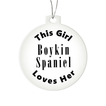Boykin Spaniel - Acrylic Ornament