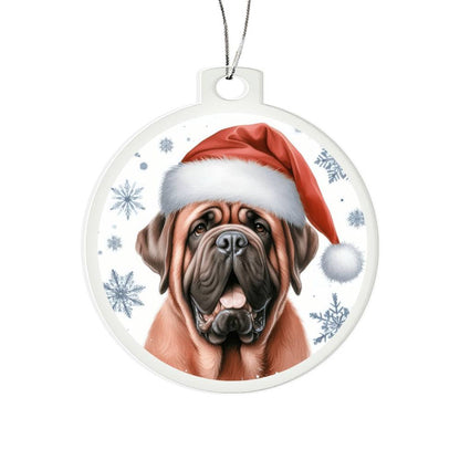 Christmas Dog - Neapolitan Mastiff - Acrylic Ornament