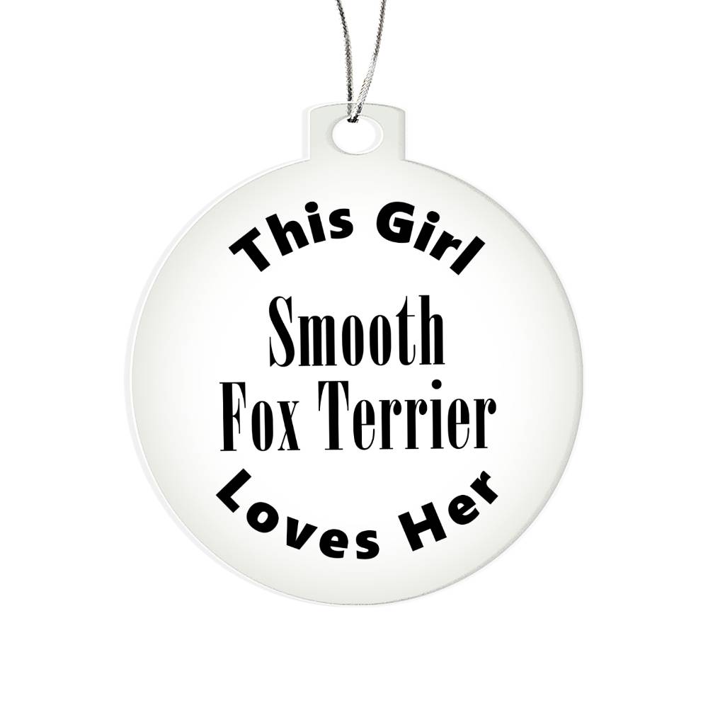 Smooth Fox Terrier - Acrylic Ornament