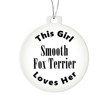 Smooth Fox Terrier - Acrylic Ornament