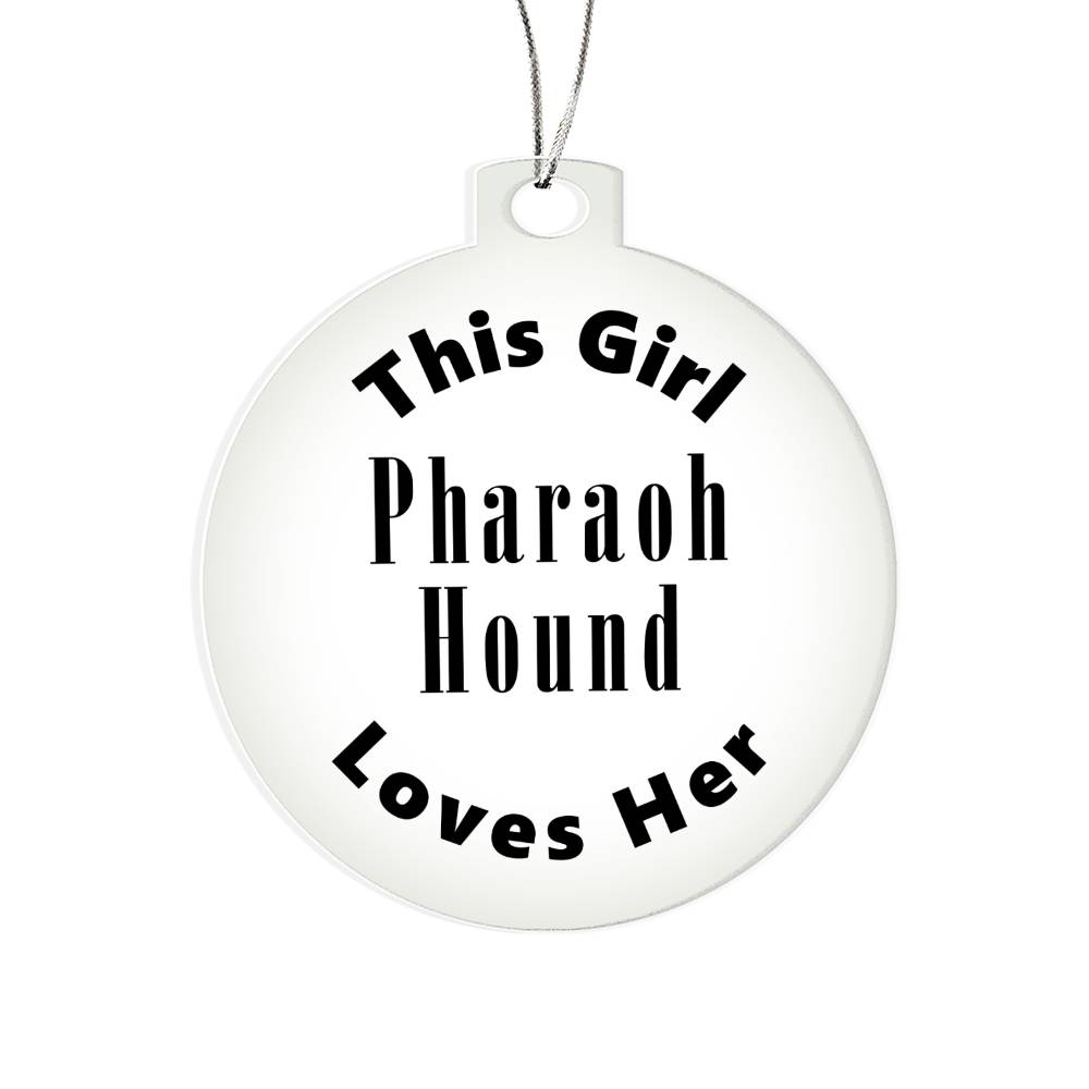 Pharaoh Hound - Acrylic Ornament