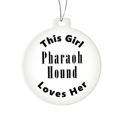 Pharaoh Hound - Acrylic Ornament