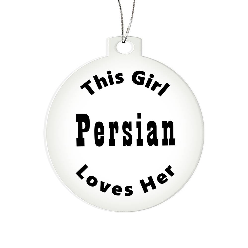 Persian - Acrylic Ornament