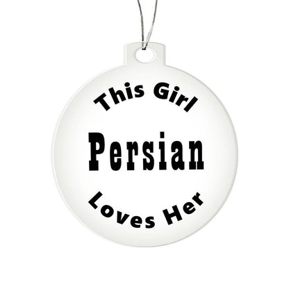 Persian - Acrylic Ornament