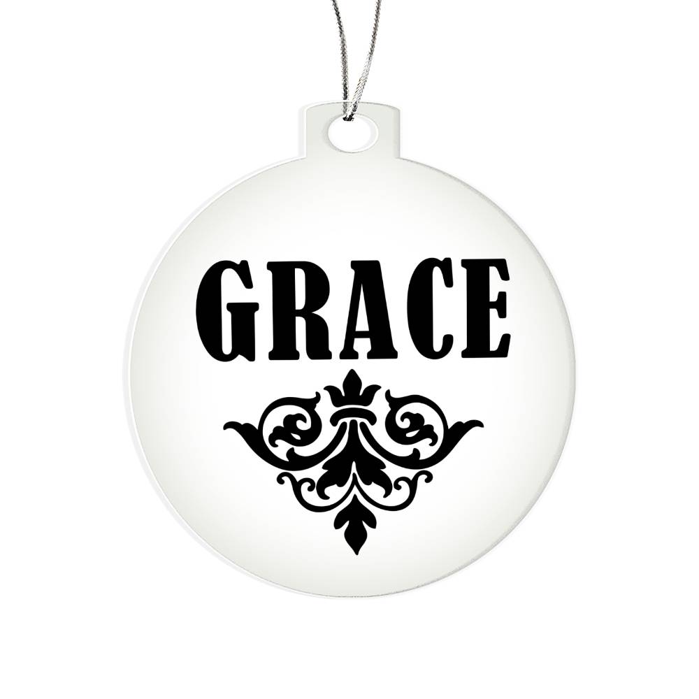 Grace v01 - Acrylic Ornament