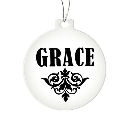 Grace v01 - Acrylic Ornament